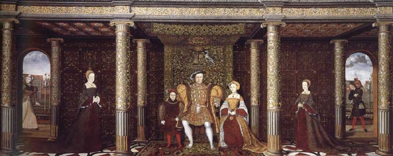 unknow artist The Family of Henry Viii Germany oil painting art